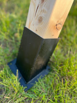 Balansoar / leagan gradina cu structura din lemn de brad, cu conectori metalici, rustic, 3 persoane, set pentru terasa / curte, culoare natur, 150 KG