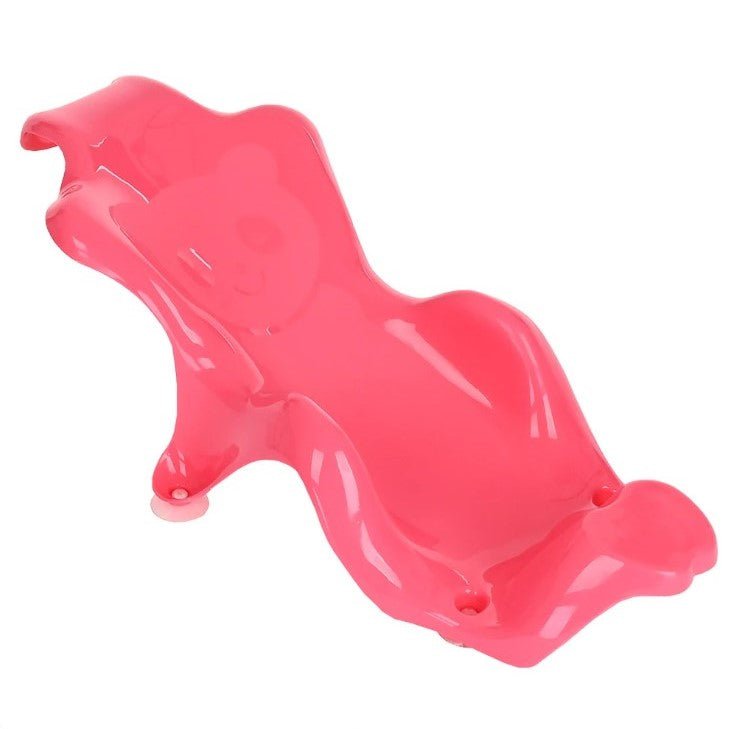 Cadita de baie cu suport anatomic, usor de utilizat, picioare antiderapante, varsta 0 - 3 ani, roz - BUZ.RO