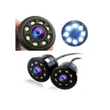 Camera auto marsarier, cu 8 leduri, impermeabila, vedere nocturna, ultra compacta, rezistenta la socuri, universala