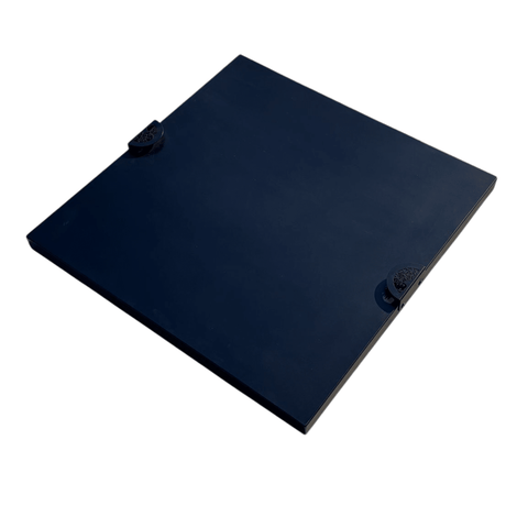 Capac Metalic pentru Gratar sau Focar – Rotund sau Patrat, Negru Mat | Protecție Premium pentru Fire Pit Exterior - BUZ.RO