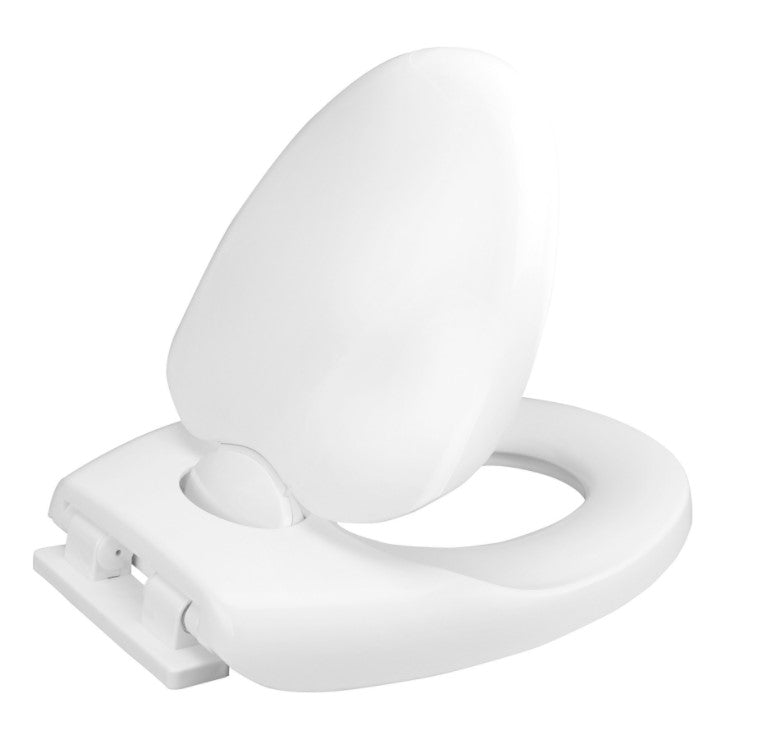 Capac toaleta si WC 2 in 1, pentru adulti, adaptor copii, inchidere silentioasa, lenta, polipropilena, alb