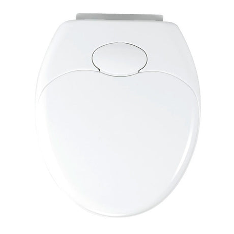 Capac toaleta si WC 2 in 1, pentru adulti, adaptor copii, inchidere silentioasa, lenta, polipropilena, alb