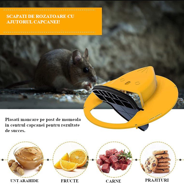 Capcana pentru galeata cu clapeta, pentru rozatoare, soareci, sobolani - BUZ.RO