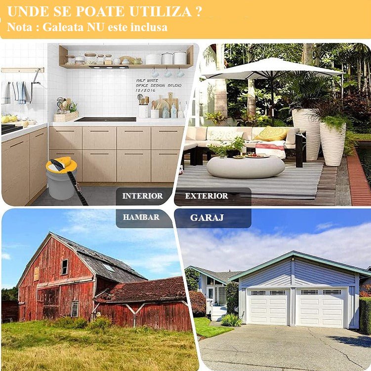 Capcana pentru galeata cu clapeta, pentru rozatoare, soareci, sobolani - BUZ.RO