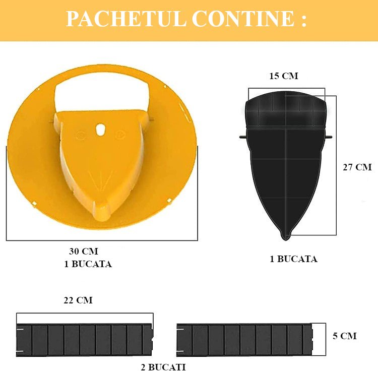 Capcana pentru galeata cu clapeta, pentru rozatoare, soareci, sobolani - BUZ.RO