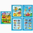 Carte de colorat cu apa Magic Book, reutilizabil, diverse modele, tip Montessori, buz - BUZ.RO