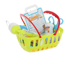 Carucior cu trusa de doctor, jucarie interactiva 23 piese lumini si sunete - BUZ.RO