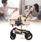 Carucior premium 3in1, 4 anotimpuri, cos de dormit, scaun auto, cadru pentru dormit nou nascut, crem