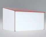 Casa modulara , 3x4 m ,Tiny house,Sopron , Magazie Gradina /Deozitare cu imbinari din fier / structura din lemn - BUZ.RO