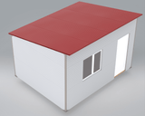 Casa modulara , 3x4 m ,Tiny house,Sopron , Magazie Gradina /Deozitare cu imbinari din fier / structura din lemn - BUZ.RO