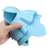 Casca protectie, pentru baita, reglabila, protectie urechi, albastru