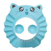 Casca protectie, pentru baita, reglabila, protectie urechi, albastru