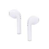 Casti bluetooth, i7 tws, wireless, incarcare USB, albe