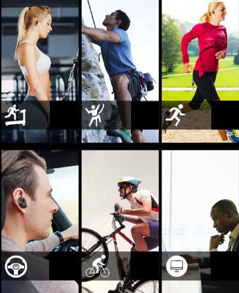 Casti bluetooth wireless, bluetooth 5.0, audio in-ear, handsfree, compatibile android & iOS, negru