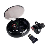 Casti bluetooth wireless, bluetooth 5.0, audio in-ear, handsfree, compatibile android & iOS, negru