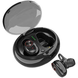 Casti bluetooth wireless, bluetooth 5.0, audio in-ear, handsfree, compatibile android & iOS, negru