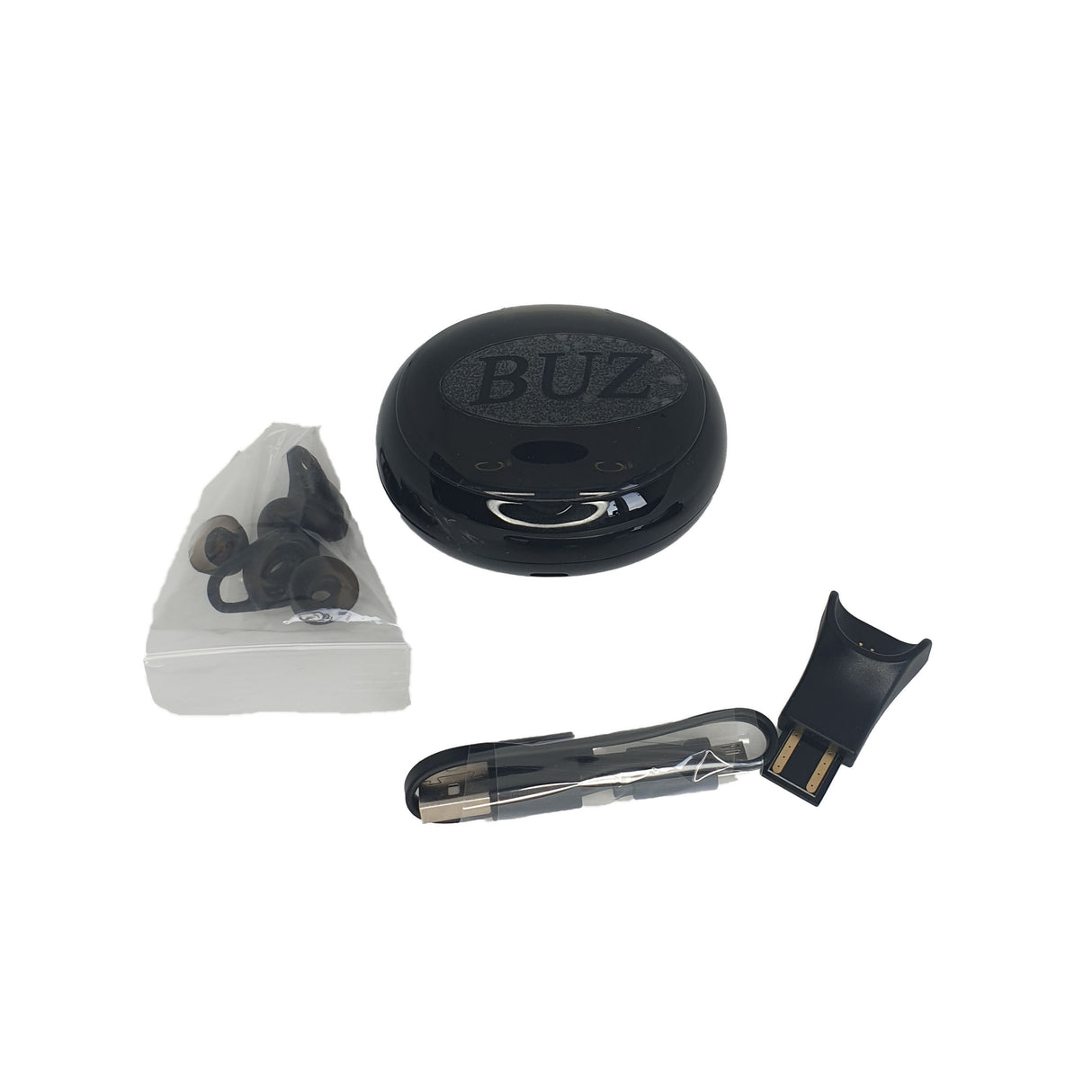 Casti bluetooth wireless, bluetooth 5.0, audio in-ear, handsfree, compatibile android & iOS, negru