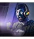 Casti gaming, jack 3.5 mm, iluminare LED, control volum, pentru PC, PS, xbox, negru-rosu