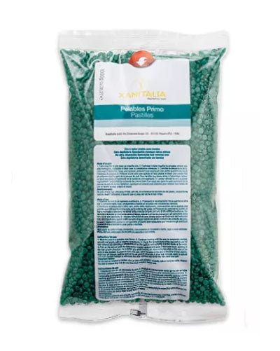 Ceara epilare, granule, ceara de epilare, elastica, Xanitalia, clorofila, verde, 500gr - BUZ.RO