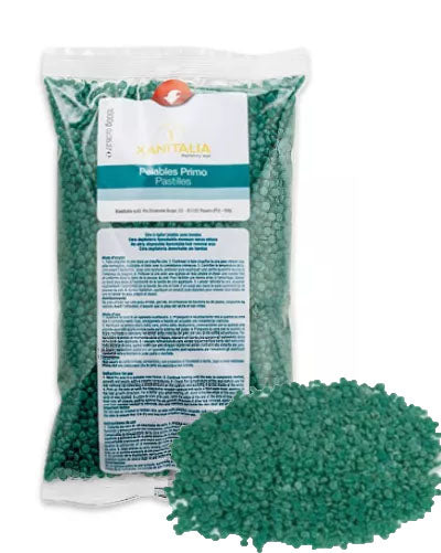 Ceara epilare, granule, ceara de epilare, elastica, Xanitalia, clorofila, verde,  500gr