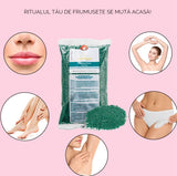 Ceara epilare, granule, ceara de epilare, elastica, Xanitalia, clorofila, verde,  500gr