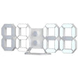 Ceas multifunctional cu LED si proiectie, alarma digitala, afisaj LCD temperatura, spatial, pentru masa sau perete, mod noapte/zi, 23x1.5 cm - BUZ.RO