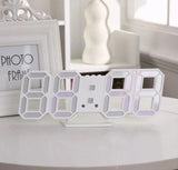 Ceas multifunctional cu LED si proiectie, alarma digitala, afisaj LCD temperatura, spatial, pentru masa sau perete, mod noapte/zi, 23x1.5 cm - BUZ.RO