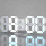 Ceas multifunctional cu LED si proiectie, alarma digitala, afisaj LCD temperatura, spatial, pentru masa sau perete, mod noapte/zi, 23x1.5 cm