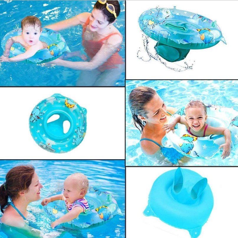 Colac piscina/mare , inot copii/bebelusi cu manere, gonflabil, colac cu chilot, hipoalergic - BUZ.RO