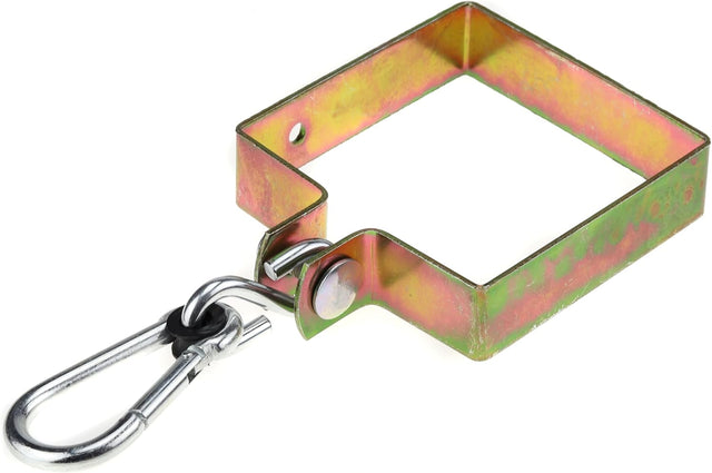 Colier carlig leagan carabiniera fixare ginda 90 x 90 scranciob conector din metal suporta 100 kg - gold - BUZ.RO