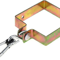 Colier carlig leagan carabiniera fixare ginda 90 x 90   scranciob conector din metal suporta 100 kg -gold