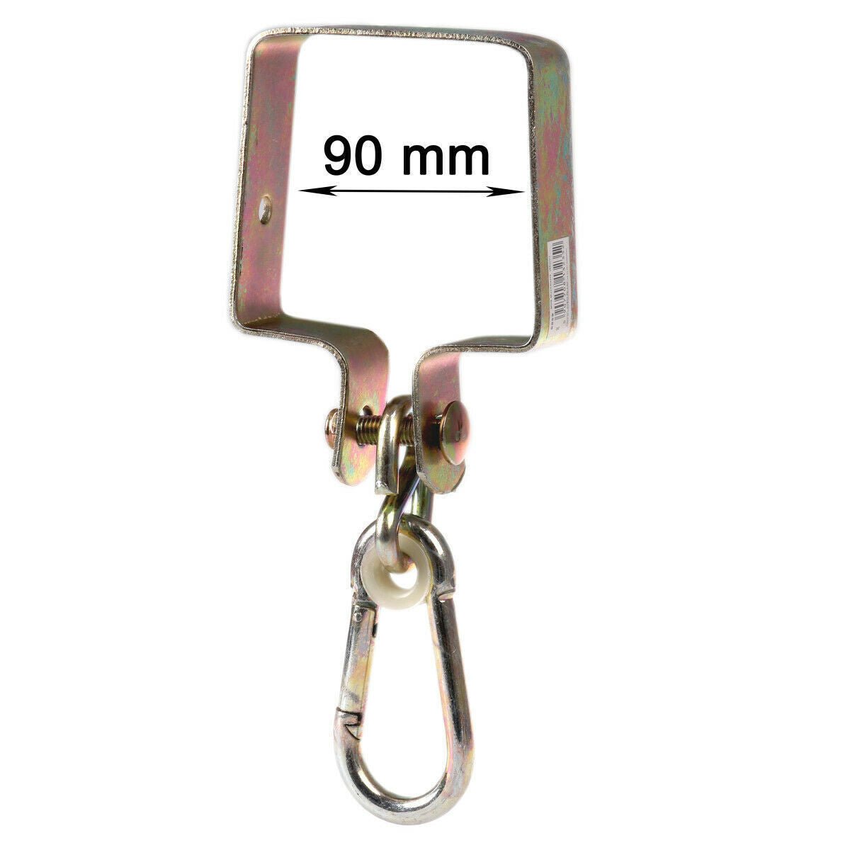 Colier carlig leagan carabiniera fixare ginda 90 x 90 scranciob conector din metal suporta 100 kg - gold - BUZ.RO