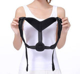 Corector Postura Reglabil Unisex – Suport Spate, Umeri și Coloana, Textil Confortabil, Negru - BUZ.RO