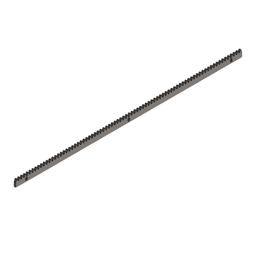 Cremaliera dintata metalica 1005x30 mm, otel industrial pentru porti si mecanisme - BUZ.RO