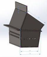 Creuzet Arzator centrala pe peleti | Fornello Fiama Confort 12 kw si 18 kw | INOX - BUZ.RO