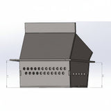 Creuzet Arzator centrala pe peleti | Fornello Fiama Confort 12 kw si 18 kw | INOX - BUZ.RO
