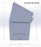 Creuzet centrala pe peleti otel | Fornello Koph Sonotec | 20 - 40 kw - BUZ.RO