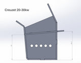 Creuzet centrala pe peleti otel | Fornello Koph Sonotec | 20 - 40 kw - BUZ.RO
