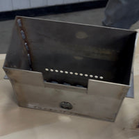 Creuzet centrala (focar)  Inox centrale/termoseminee pe peleti intre 18KW si 40KW -compatibil cu Fornello, Koph, Sonotec