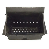 Creuzet (focar) din otel pentru centrale/termoseminee pe peleti,  intre 18KW si 40KW - Fornello, Koph, Sonotec,18.5x 11x 13.5 cm Intre 18KW- 30KW