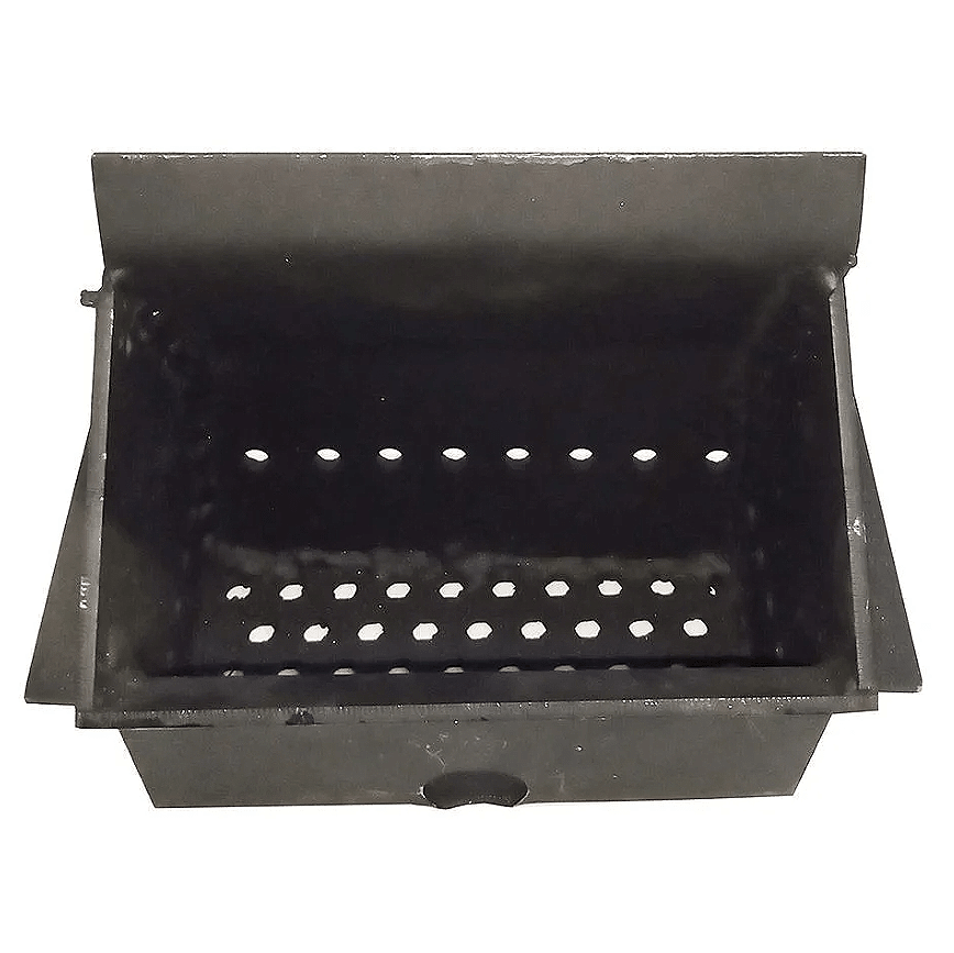 Creuzet (focar) din otel pentru centrale/termoseminee pe peleti, intre 18KW si 40KW - compatibil cu Fornello, Koph, Sonotec,18.5x 11x 13.5 cm Intre 18KW - 30KW - BUZ.RO