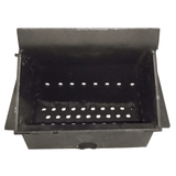 Creuzet (focar) din otel pentru centrale/termoseminee pe peleti, intre 18KW si 40KW - compatibil cu Fornello, Koph, Sonotec,18.5x 11x 13.5 cm Intre 18KW - 30KW - BUZ.RO