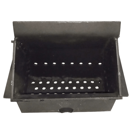 Creuzet (focar) din otel pentru centrale/termoseminee pe peleti, intre 18KW si 40KW - compatibil cu Fornello, Koph, Sonotec,18.5x 11x 13.5 cm Intre 18KW - 30KW - BUZ.RO