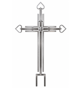 Cruce mormant |cimitir |metal 187 × 83 × 4 cm| vopsita - BUZ.RO