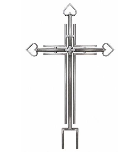 Cruce mormant |cimitir |metal 187 × 83 × 4 cm| vopsita - BUZ.RO