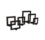 Cuier hol,baie,linving, de perete, metalic, cu 6 agatatoare,25x50cm - BUZ.RO