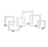 Cuier hol,baie,linving, de perete, metalic, cu 6 agatatoare,25x50cm - BUZ.RO