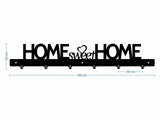 Cuier hol/baie/sufragerie , de Perete Metalic Negru Tip home sweet home– Modern - BUZ.RO