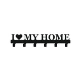 Cuier hol/baie/sufragerie , de Perete Metalic Negru Tip love my home– Modern - BUZ.RO