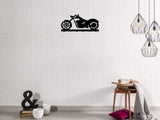 Cuier hol/baie/sufragerie , de Perete Metalic Negru Tip Motocicleta– Modern - BUZ.RO